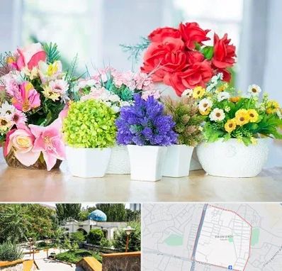 گل مصنوعی در باغمیشه تبریز