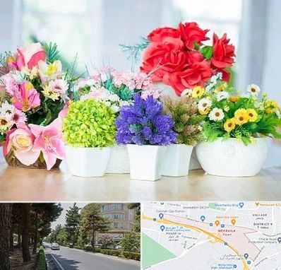 گل مصنوعی در مهرویلا کرج