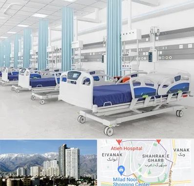 فروش تخت بیمارستانی در شهرک غرب 