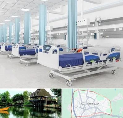فروش تخت بیمارستانی در صومعه سرا