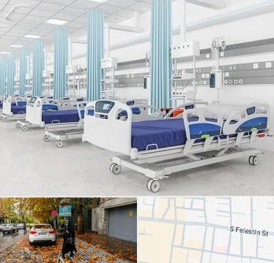 فروش تخت بیمارستانی در خیابان فلسطین