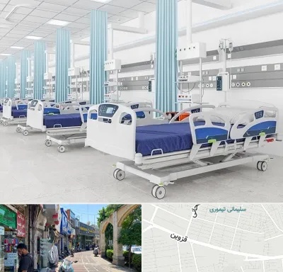 فروش تخت بیمارستانی در خیابان قزوین