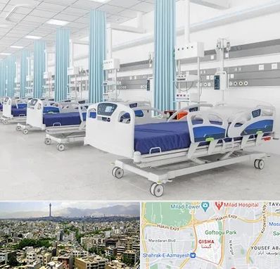 فروش تخت بیمارستانی در گیشا 