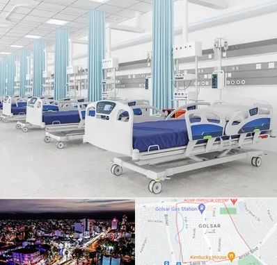 فروش تخت بیمارستانی در گلسار رشت 