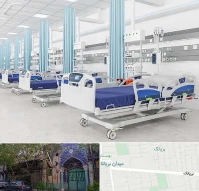 فروش تخت بیمارستانی در بریانک
