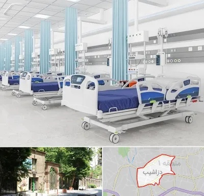 فروش تخت بیمارستانی در دزاشیب
