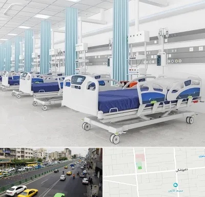 فروش تخت بیمارستانی در خیابان دامپزشکی