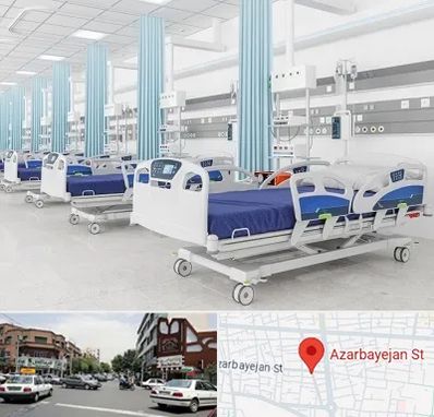 فروش تخت بیمارستانی در خیابان آذربایجان