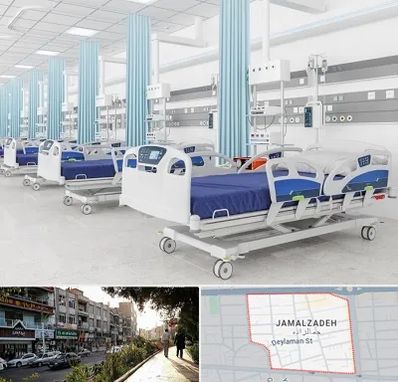 فروش تخت بیمارستانی در خیابان جمالزاده