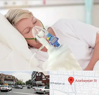فروش کپسول اکسیژن در خیابان آذربایجان