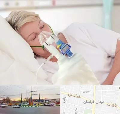 فروش کپسول اکسیژن در میدان خراسان