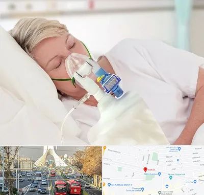 فروش کپسول اکسیژن در خیابان آزادی 