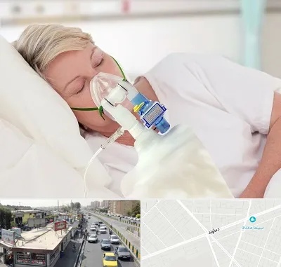 فروش کپسول اکسیژن در خیابان دماوند