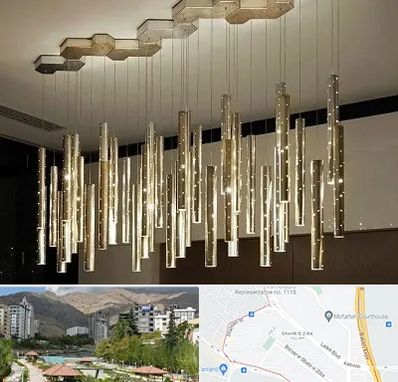 لوستر مدرن در شهر زیبا 