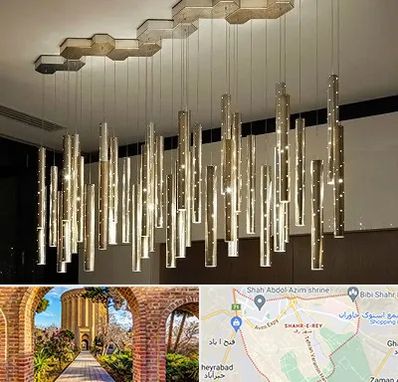 لوستر مدرن در شهر ری