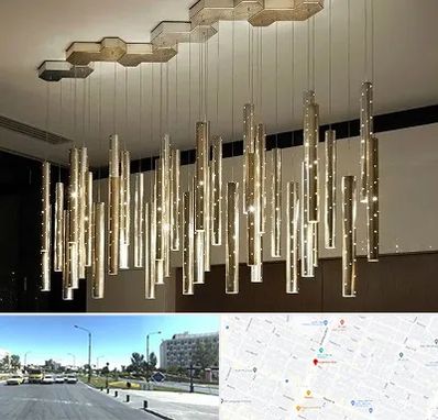 لوستر مدرن در بلوار کلاهدوز مشهد 