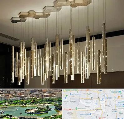 لوستر مدرن در منطقه 9 تهران 