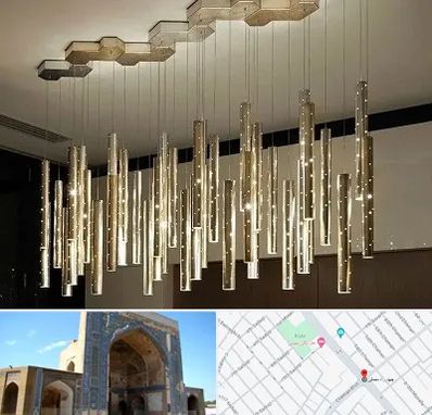 لوستر مدرن در مصلی مشهد