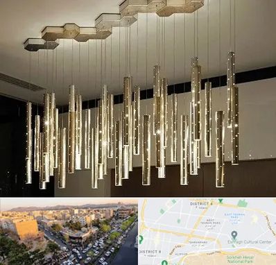 لوستر مدرن در تهرانپارس 