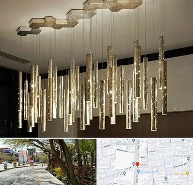 لوستر مدرن در خیابان توحید اصفهان