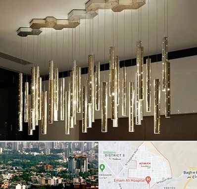 لوستر مدرن در عظیمیه کرج 