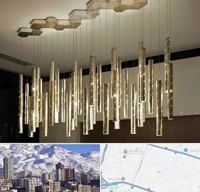 لوستر مدرن در ازگل