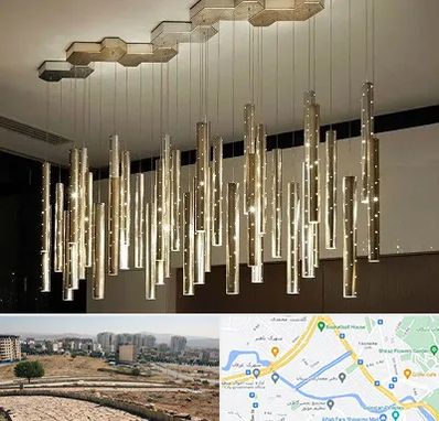 لوستر مدرن در کوی وحدت شیراز