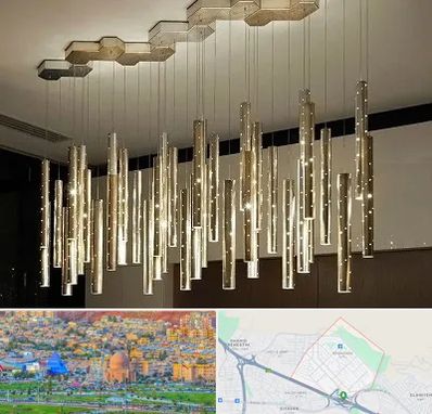 لوستر مدرن در رشدیه تبریز