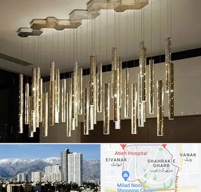 لوستر مدرن در شهرک غرب 