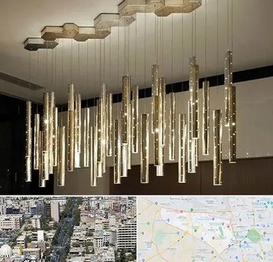 لوستر مدرن در منطقه 18 تهران 