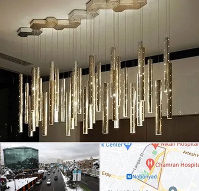 لوستر مدرن در اقدسیه 