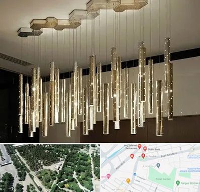 لوستر مدرن در سالاریه قم