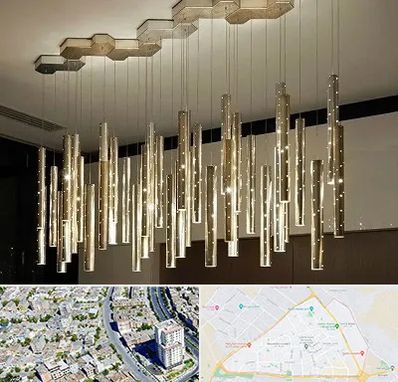 لوستر مدرن در قاسم آباد مشهد 