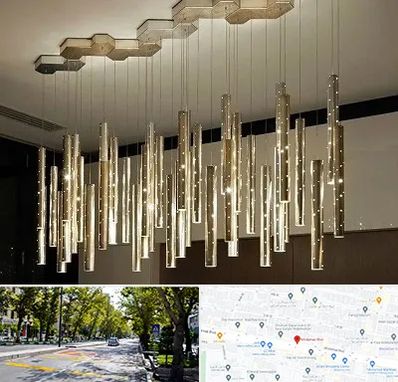 لوستر مدرن در میرداماد