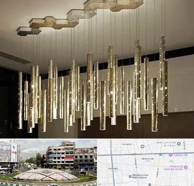 لوستر مدرن در مرکز تهران