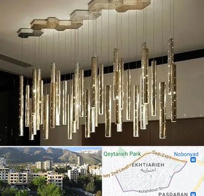 لوستر مدرن در اختیاریه 