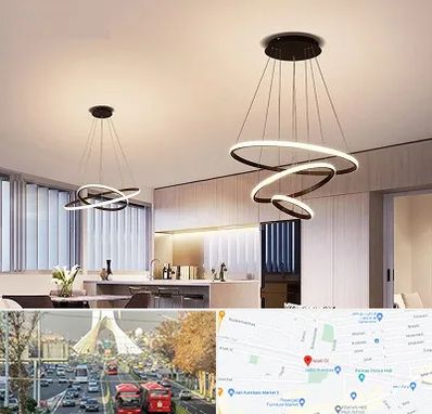 لوستر لوکس در خیابان آزادی 