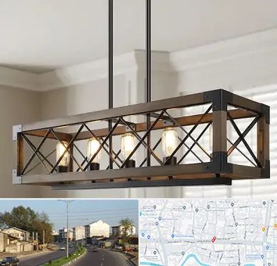 لوستر چوبی در ضیابری رشت