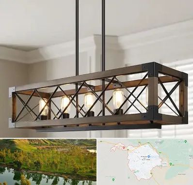 لوستر چوبی در بهبهان