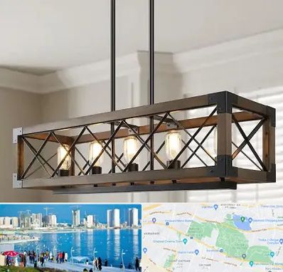 لوستر چوبی در چیتگر 