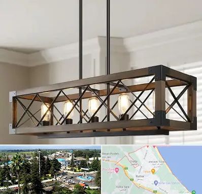 لوستر چوبی در رودسر