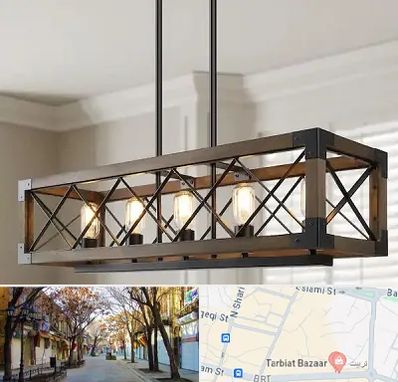 لوستر چوبی در تربیت تبریز