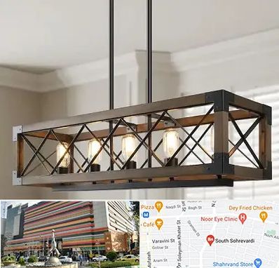 لوستر چوبی در سهروردی 
