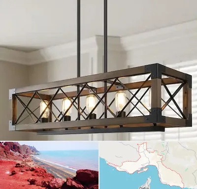لوستر چوبی در هرمزگان