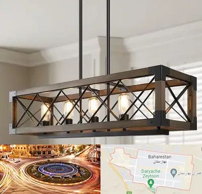 لوستر چوبی در بهارستان