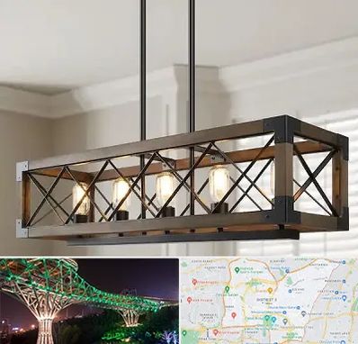 لوستر چوبی در منطقه 3 تهران 