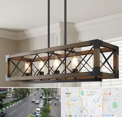 لوستر چوبی در ستارخان 