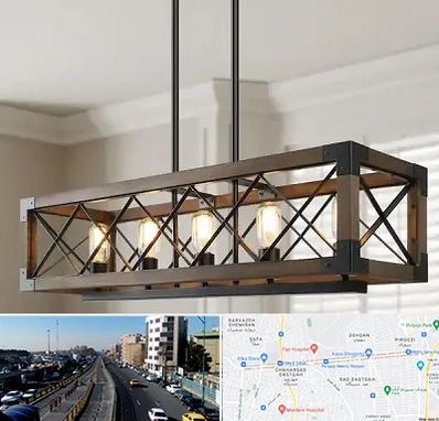 لوستر چوبی در پیروزی 