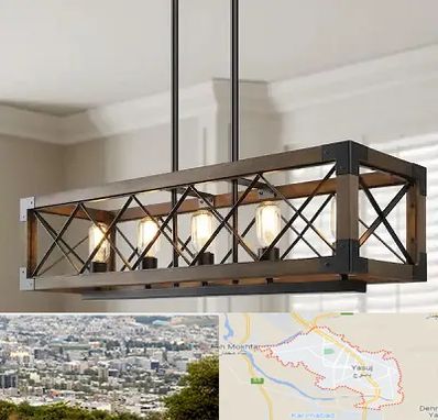 لوستر چوبی در یاسوج