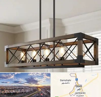 لوستر چوبی در قم